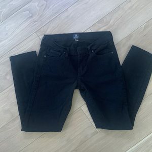Just Black womens black jeans size 24